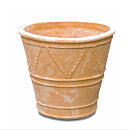 ギリシャテラコッタの植木鉢：コリントス